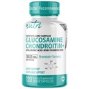 Fuzje przyroda Glukozamina Chondroitin MSM Turmeric Boswellia - Joint Supplement - 120 Kapsułki - Chondroitin siarczan kapsułki - z kwasem hialuronowym - Pomaga zdrowe kości