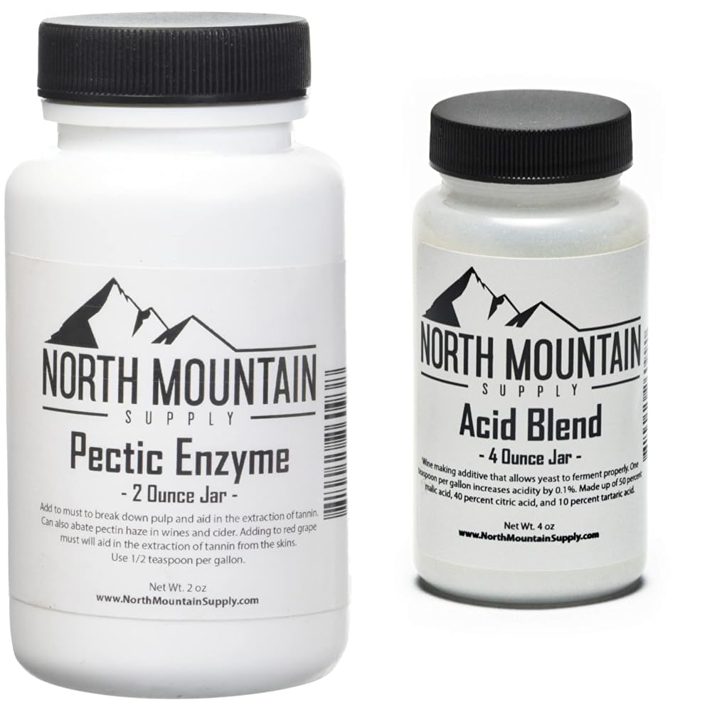North Mountain Supply Pectic Enzym 2 Ounce Jar i AB- 4oz Food Acid Bandle
