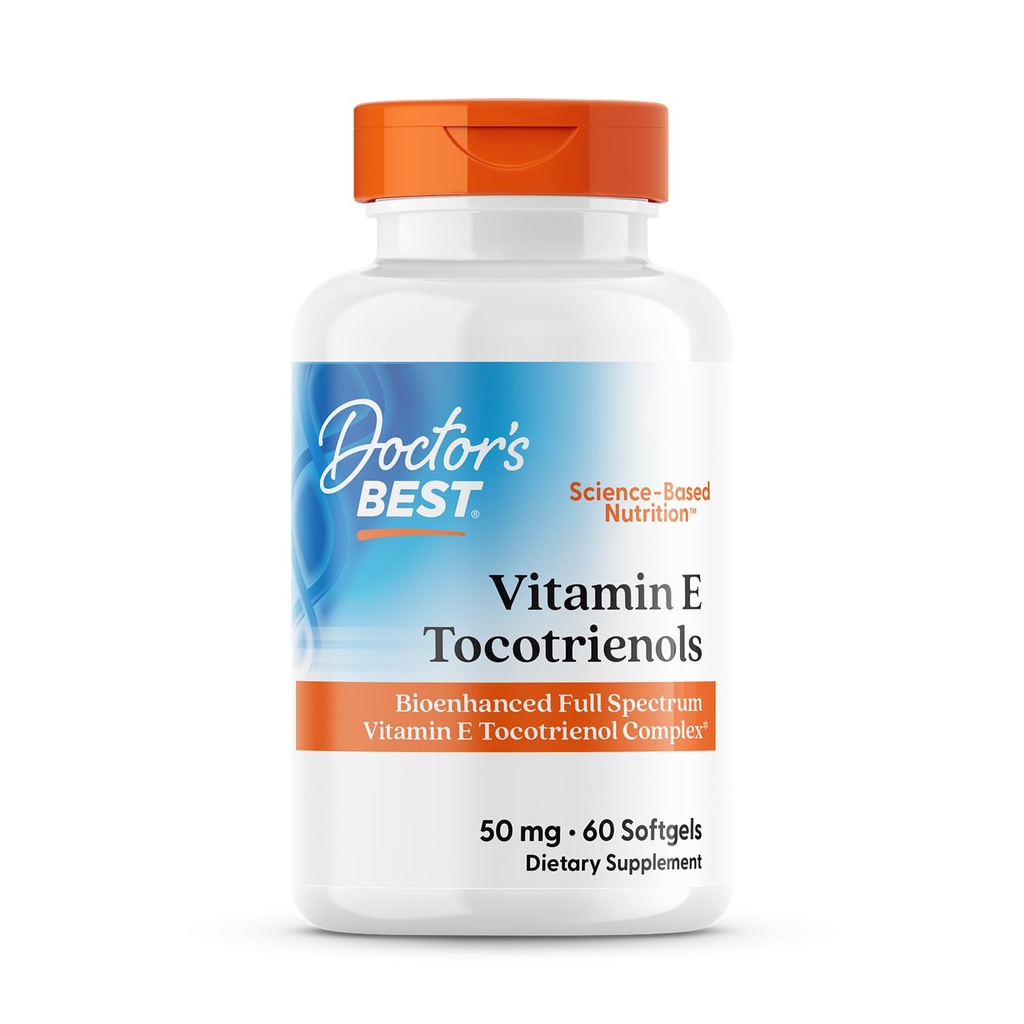 Najlepsza witamina E Tocotrienols Doktora zawiera TocoGaia ULTRA ™ bioenhanced pełne spektrum witaminy E kompleks, 60 Hrabia