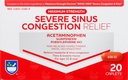 Rite Aid Ciężki Sinus Medicine i Nasal Decongestant, Maksymalna moc - 20 Kaples Relief Sinus 124; Ból Relief 124; Wieloobjawowy Cold i Flu Medicine 124; Ciężki Cold & Sinus Medicine dla dorosłych