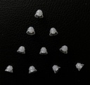Jungle Care ® (6mm Small * 10pc) Double Layer Magic Hearing Aid Domes Comfortable PSAP (Personal Sound Ampliators Product) Kit Ear Tips Invisible, Perfect for Open Air (Open Fit), z wyjątkiem RIC