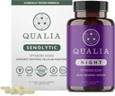 Qualia Life Sciences Bundle Qualia Night & Qualia Senolitic, Science- Backed Supplements for Deep Reforeing Sleep and Optimal Cell Repair