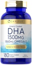Carlyle DHA Supplement 1500mg, 124; 180 Softgels, 124; Omega-3 Supplement, 124; Non-GMO, Gluten Free