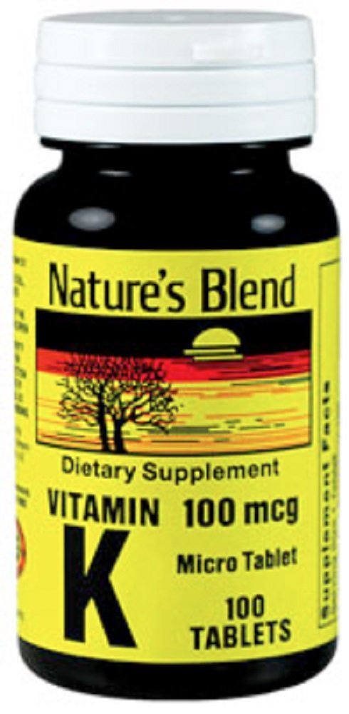 Mieszanina witaminy K 100Mcg tabletki 100 Ct