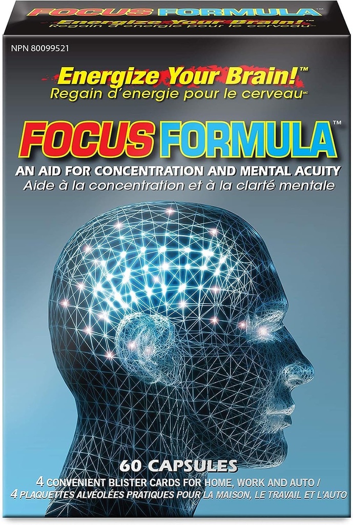 Nu- Life Focus Formula Sentymentalny Formuła ostrości, 60- Liczenie Pudełka