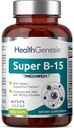 Super B- 15 100 Vcaps - Niacyna Wapnia Cholina Inozytol DMG TMG - Wspiera zdrowe poziomy energii tlenowej