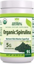 Herbal Secrets Organic Spirulina Proszek 16 Oz 124; Non-GMO Xi124; Gluten Free Xi124; Made in USA