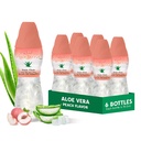 Sok aloe vera (peach flavored) z większą pustą pulpą aloesową (6 opakowań) Sok roślinny świetnie nadaje się do nawilżenia i zawiera dużą pulpę aloesową. Jest zdrowe dla dorosłych i dzieci