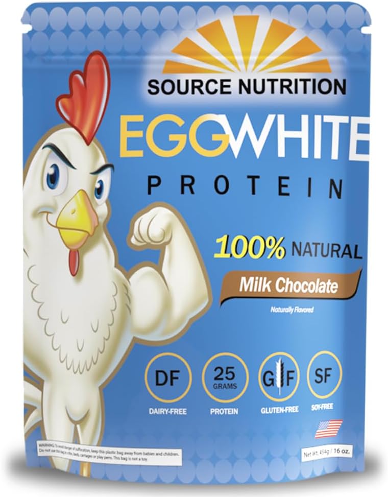 1 lb Białko jaj biały proszek przez odżywianie źródłowe - 25 Grama białka, Muscle build Lean, Bezmleczny - Czekolada mleka