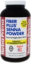 Yerba Prima Fiber Plus Senna Powder, 12 oz (Opakowanie po 1) - Jabłko Spice Flavor, Delikatna nocna ulga, USA Made, Non-GMO, Stewia Sweetened, Krótkoterminowe użycie do przywrócenia regularności