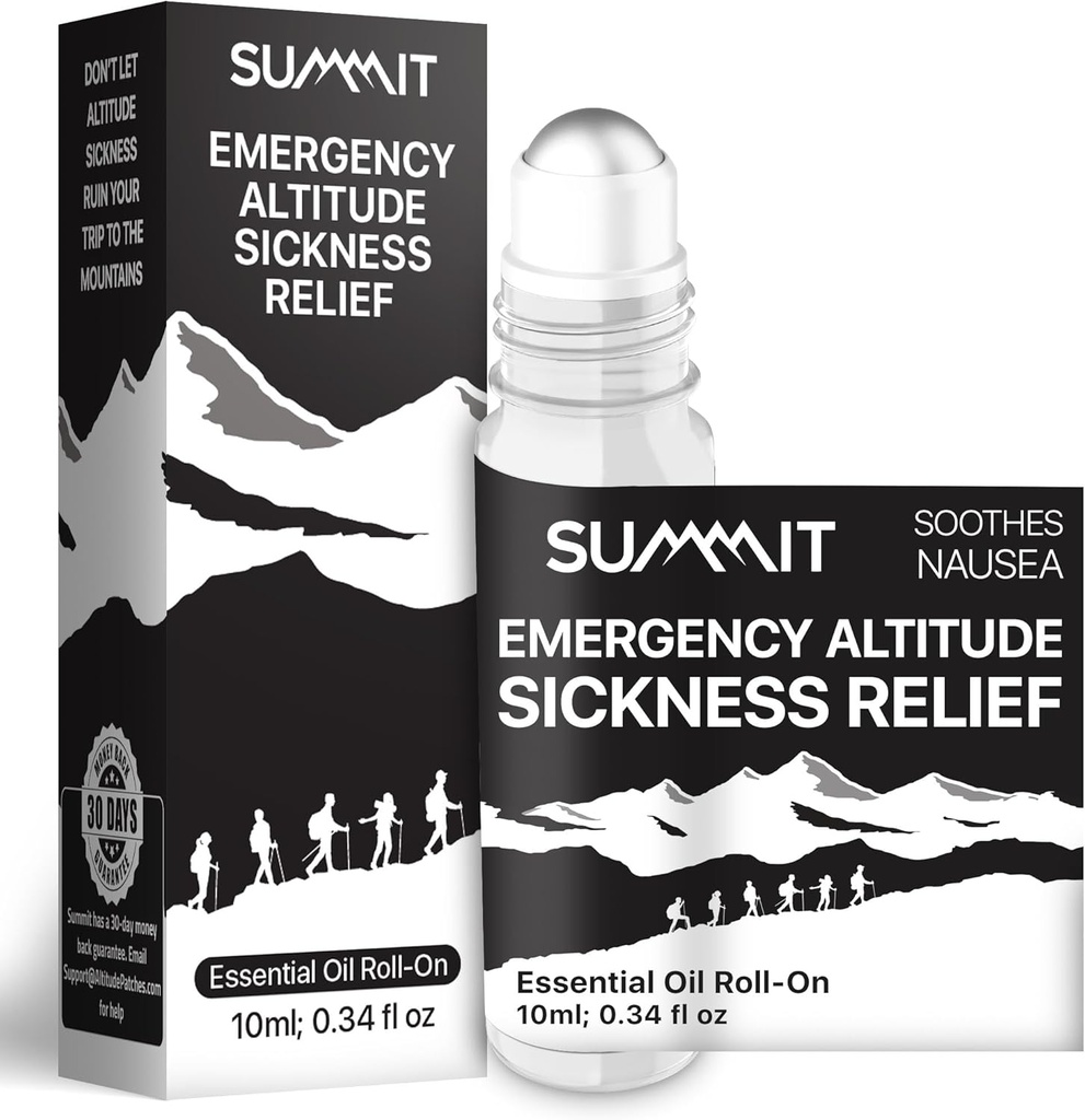 SUMMIT Wysokość choroby awaryjne Roll- Na (10 ml) 124; Zapewnia awaryjny Wysokość choroby Nudności Relief 124; Relieves Wysokość związane Nudności i Bóle głowy 124;