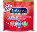 Enfagrow PREMIUM Toddler Drink Nutritional, Made with Real Milk, Brain- Building Omega-3 DHA, Składniki odżywcze i prebiotyki dla wzrostu i wsparcia immunologicznego, Non-GMO, Toddler Milk Powder, 24 Oz Can
