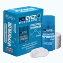 Peteyez Veterinarian Stworzony Tear Splain Remover Solution for Dogs & Cats - Hipoalergiczne czyszczenie ododwadniające usunąć brud, Wyładowania i Crust z uszu, Oczy, Łapy i Butt - 100 chusteczek
