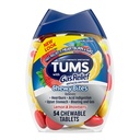 TUMS Chewy Bites do żucia Antacid Tablets with Gas Relief, Lemon & Strawberry - 54 Count
