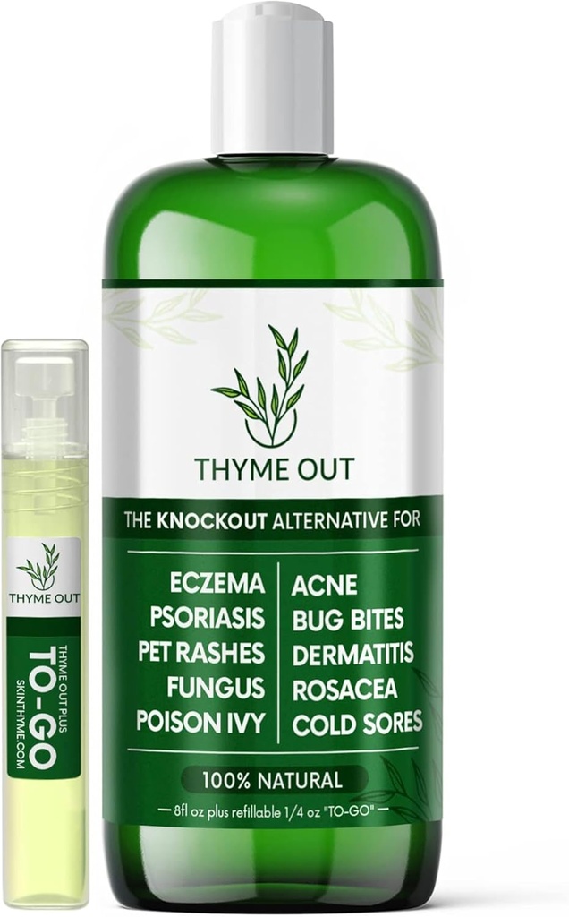 Wszystkie naturalne zabiegi wyprysku - Leczenie łuszczycy - All- in- One Solution for Trądzik, Dermage, Rosacea, Zimne wrzody, Wysypki, Bites Bug, i Poison Ivy - Przeciwciała Ice Spray dla Swędzonej skóry