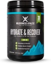Wilderness Athlete - Hydrate & Recover Recover 124; Płynny proszek do hydrolizy Drink Electrolyte - Recover Faster with Bcaas - Hydrate Powder with 1000mg of Witamina C - 30 Serving Tub (Lemon Lime)