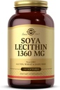 Solgar SOYA Lecithina 1360 mg - 100 Softgels - Źródło Choliny - Gluten & Dairy Free - 100 Służb
