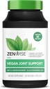 Zenwise Health Certified Vegan Joint Supplement - Glucozamina HCl, Turmeric i Boswellia Extract - Supports Bone Health + Joints- Magnezu & Witamina D (D3 jako Cholecalciferol) - 60 kapsułki