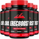 (5 opakowań) Kapsułki Erecboost, Wszystkie Natural Advanced Formuła, 300 Kapsułki