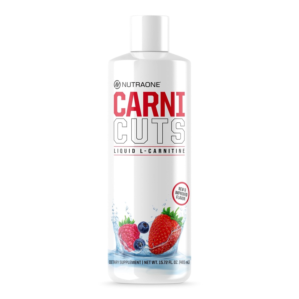 NutraOne Carnicuts L- Carnitine Liquid Supplement Stimulant Free * (Berry Blast - 32 Servings)