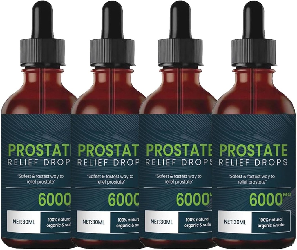Prostate Treatment Drops - Prostate Relief Drops, Prostate Natural Herbal Drops (4szt)