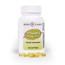 GeriCare wysokiej mocy witamina E kapsułki - 100 j.m. dla skóry i wsparcia immunologicznego, 45 mg 124; 100 Hrabia 124; Organiczna witamina E dla kobiet i mężczyzn