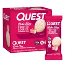 Quest Nutrition Frosted Cookies Twin Pack, Ciasto truskawkowe, 1 g cukru, 10 g białka, 2g węglowodanów netto, Gluten Free, 16 Cookies