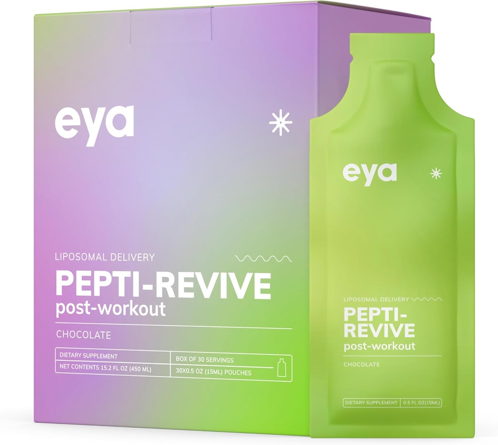 Suplement Liposomalny do Routine Post- Workout, Pomaga zwiększyć białko mięśniowe, Minimized zapalenie, Energy Boost dla mężczyzn i kobiet (Smak czekolady - pudełko 30 Sachets x 15 ml)