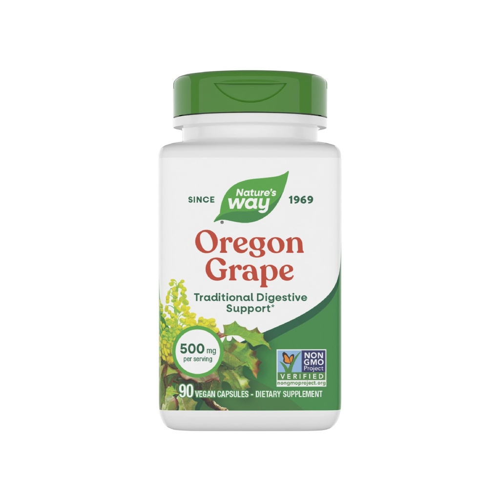 Nature 's Way Oregon Grape, tradycyjna dietetyczna Remedy * Suplement, 90 Kapsułek wegetariańskich