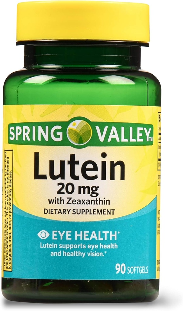 Wiosenna Dolina Luteina z Zeaksantyną Suplement diety, 20 mg, 90