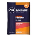 GU Energy Roctane Ultra Endurance Energy Drink Mix, Vegan, Gluten- Free, Kosher, 35 mg kofeiny i Darry-Free n-the- Energy for Any Trenaut, 10 Jednodobowych pakietów, Tropical Fruit