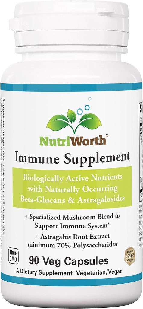 Suplement immunologiczny 90 Kapsułki Veg - Organiczny mieszanka grzybów
