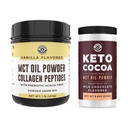 Wydajność Keto MCT Oil Powder & Collagen + Keto Coco Drink Mix