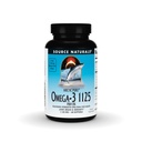 Źródło Naturals Arctic Pure Omega-3 Fish Oil, Maksymalna moc EPA / DHA dla serca, stawów, mózgu i odporności - 1125mg - 60 Softgels
