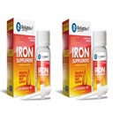 SULFAT żelazny / Krople pediatryczne dla niemowląt i suplementu żelaza Toddler (2-pack)