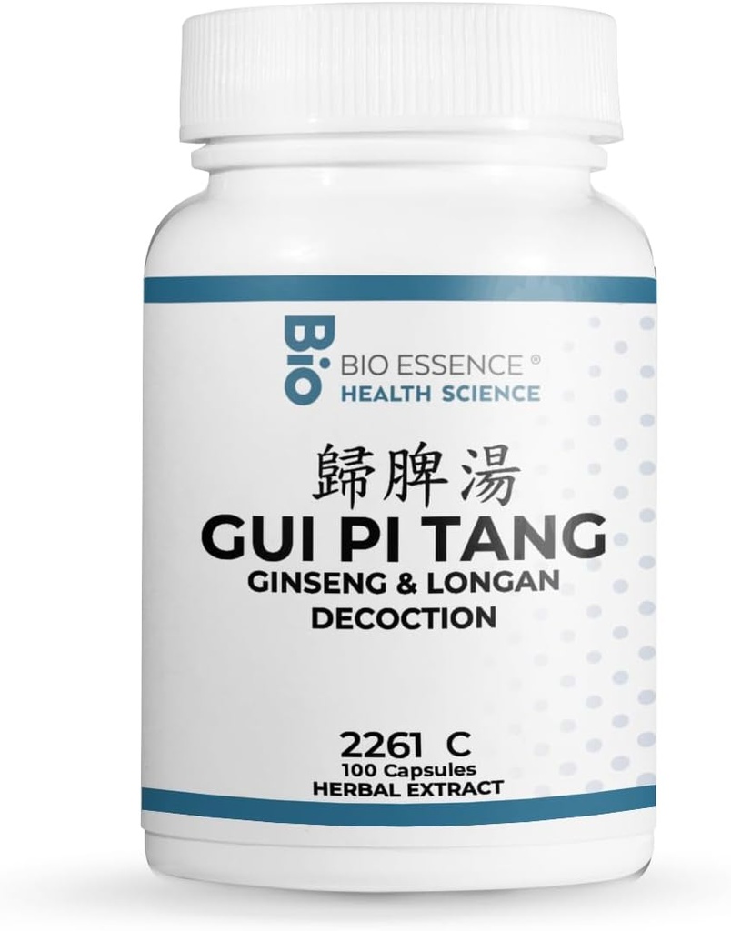 2261C GUI Pi Tang / Ginseng & Longan Decoction 100 kapsułki / butelka (2 butelki)