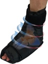 Foot & Ankle Pain Relief Hot / Cold Gel Wrap - Effectively Relieve Foot and Ankle Aches & Pains Using Compression Gel Ankle Ice Pack Wrap - Ogrzewane lub chłodzone, Cele Wszystkie obszary Ankle & Foot - Duży