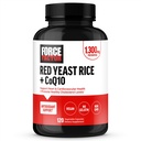 FAKTOR FORCE Red Yeast Rice + CoQ10 Suplement do wsparcia przeciwutleniaczy, Non-GMO, Przyjazny weganom, Jakość Premium, 120 Kapsułki