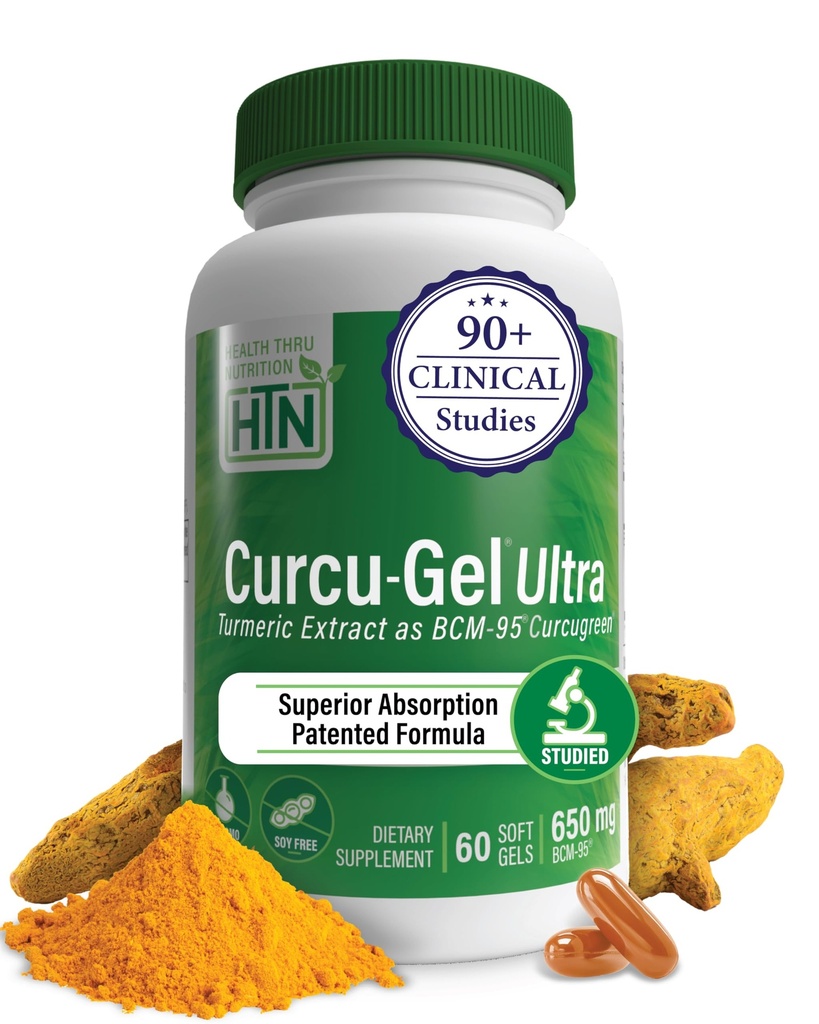 Zdrowie Thru Nutrition Curcu- Gel 650mg BCM- 95 ® Curcugreen Kurkumina Turmerowa 124; Wysoka absorpcja 124; Zdrowa reakcja zapalna 124; Klinicznie zbadany stan 124; Trzecia strona Tested 124; Nie-GMO (Opakowanie 60)