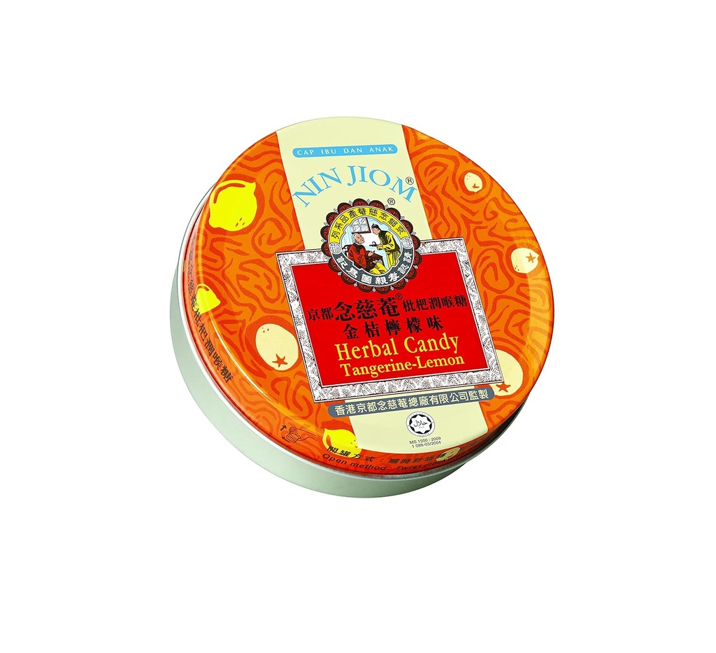 Nin Jiom Herbal Candi- 3 Tins (Tangerine- Lemon)