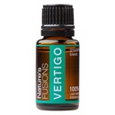 Nature 's Fusions Vertigo Relief, Ginger Oil Nudności Ulgi Esential Oil Mieszanki (15 ml) - Szybkie działanie Motion Relief choroby, Poranna choroba Relief, Zawroty głowy Relief, & Medycyna Vertigo w / Peppermint