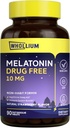 Melatonina 10 mg, Naturalny aromat truskawkowy, roztopiony easy-, odpoczynek nocny, spokój umysłu, 90 Tab