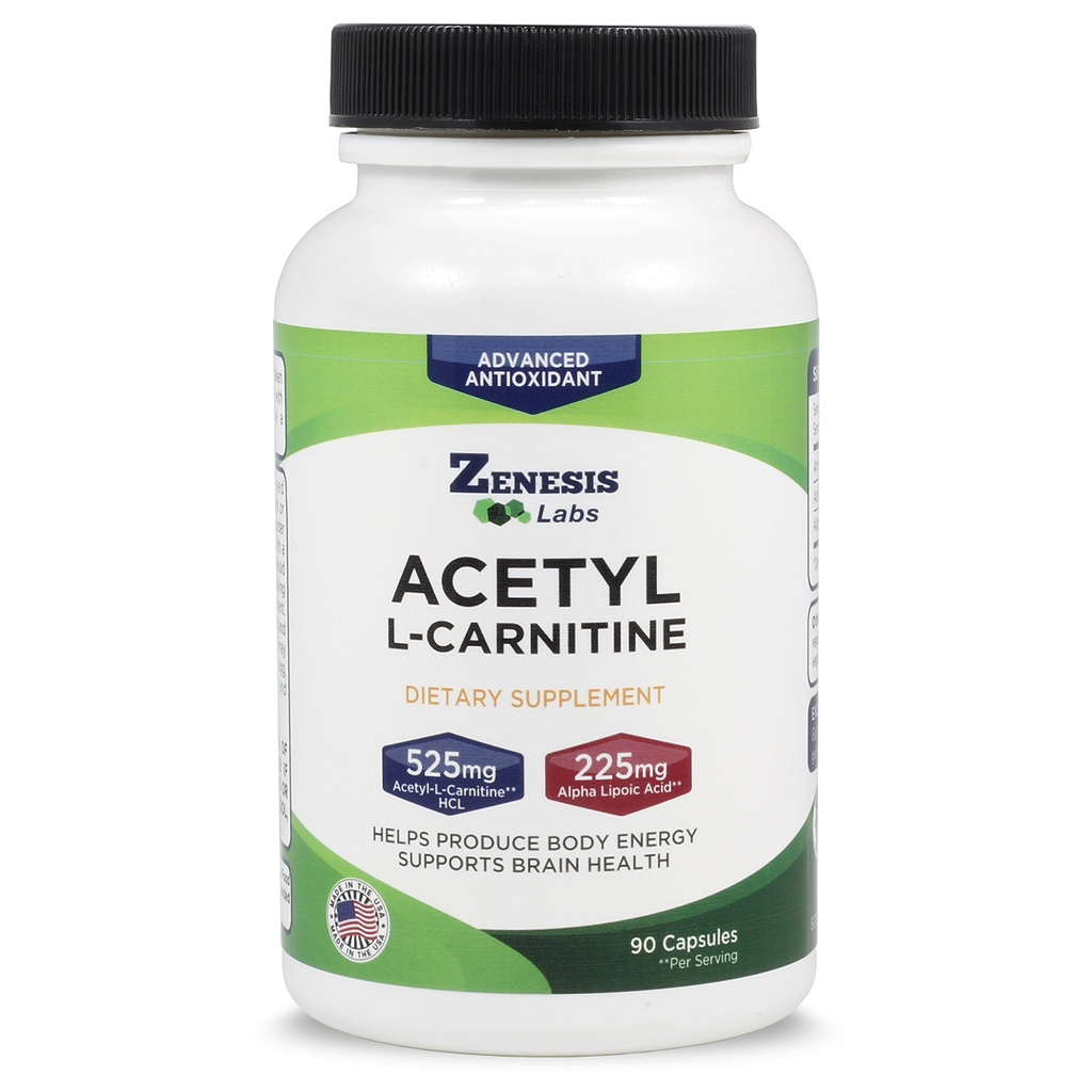 Zenesis Labs Acetyl L- Karnityna z kwasem lipidowym alfa - 90 kapsułki