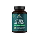 Ancient Nutrition Super Zielone z probiotyki, Organic Superfood Tablets Made from Spirulina, Chlorella, Moringa, and a Resilient Probiotic, 30 Służenia, 90 Hrabia