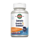 KAL Quercetin Reacta- C Bromelain Immune Supplement, 24-godzinna immunologiczna obrona z bioflawonoidami, Witamina C 1000mg i Quercetin 500mg, Wegan, Gluten Free, 60-dniowa gwarancja, 30 Serv, 60 tabletek