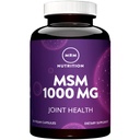 MRM Nutrition MSM 1000mg ETAP 124; Pure Methyl- sulfonyl- Methane Capsules ETAP 124; Joint, Hair, Skin & Nail Support ETAP 124; Biodostępny suplement siarki ETAP 124; Vegan + Gluten- Free ETA124; 120 Służenie