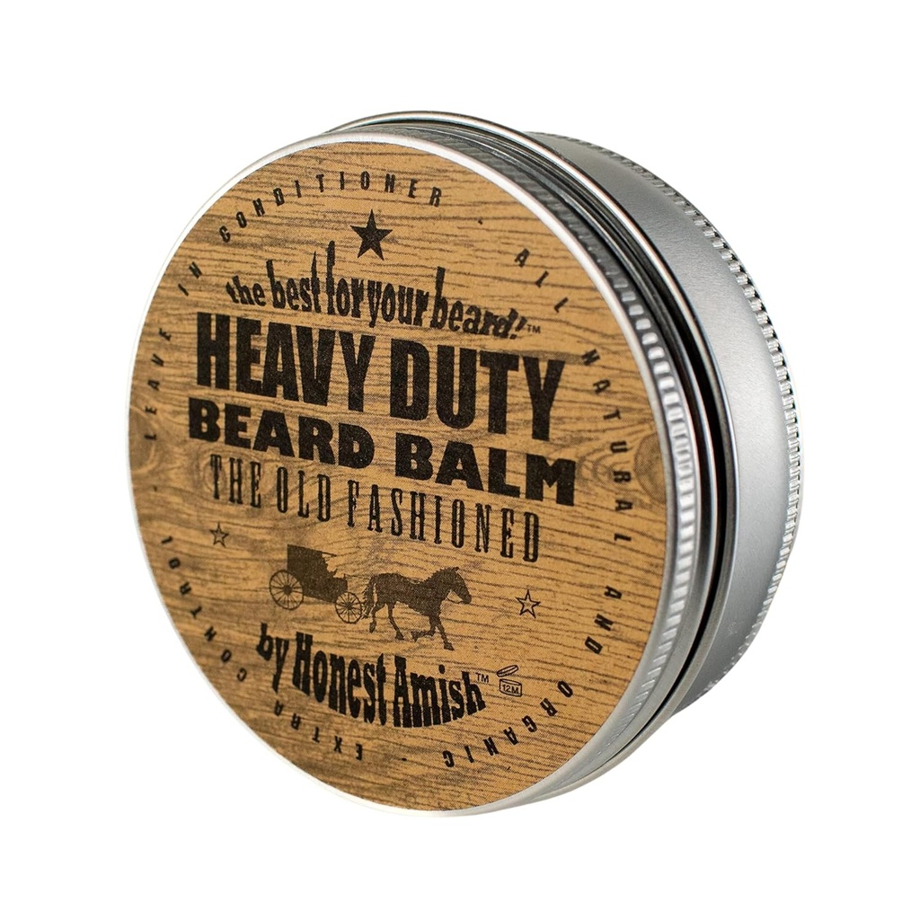 Uczciwy Amisz Ciężki Duty Beard Balm -Nowy Duży 4 Ounce Twist Tin