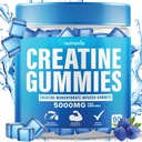 Gummie kreatynowe Infused z 5g Monohydrat kreatury dla mężczyzn i kobiet, Siła, Wytrzymałość, Mięśnie Instantised Creature, Mikronized Clean HCL Balanced Creature Monohidratada en Polvo (90 Gummies)