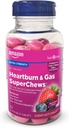 Basic Care Heartburn & Gas SuperChews Chewable Tablets, Mixed Berry, 82 Count (Wcześniej SoundHealth)