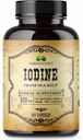 HERBALICIOUS Jod Tablets - Naturalny Jod z Morza Kelp - Tyroid Supplement Supplement for Energy, trawienie, Zdrowie mózgu i kości - Non-GMO, Gluten- Free - 100 Kapsułki